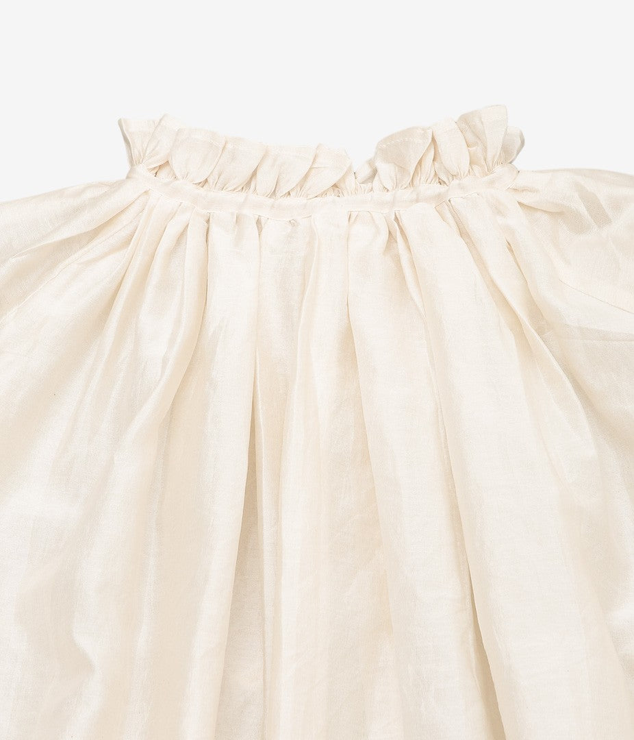 PAU THONGVIRD "UMA Drawstring Shirt" (OFF WHITE)