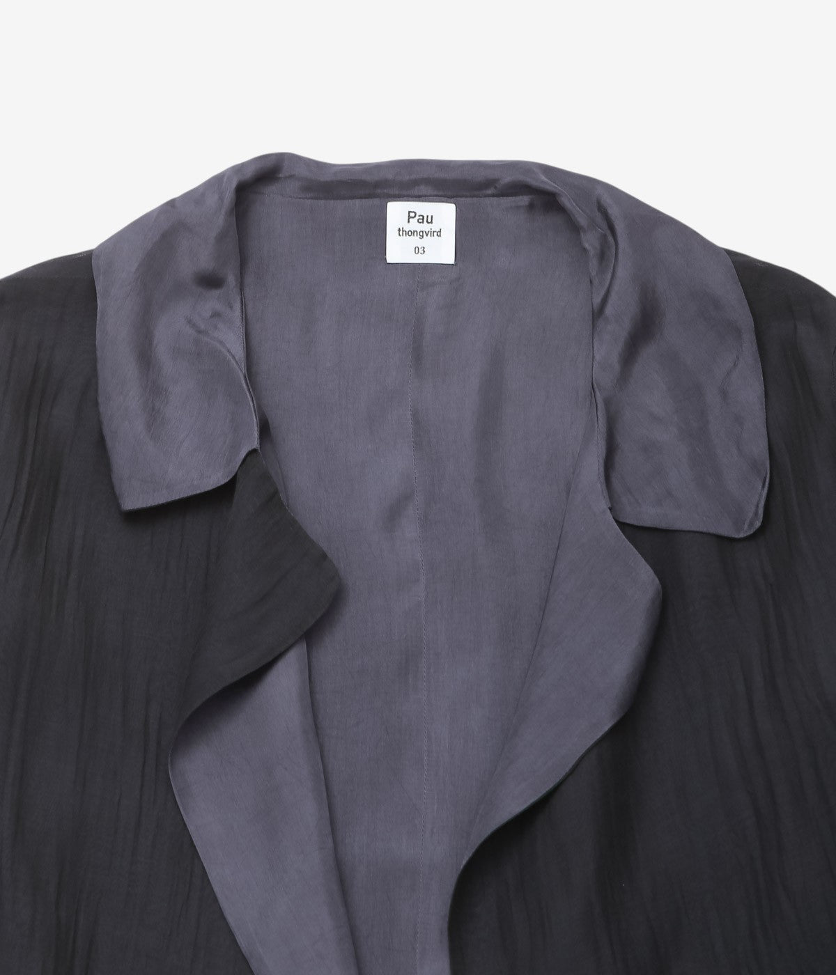 PAU THONGVIRD "ZENA Reversible Jacket" (BLACK / DK NAVY)