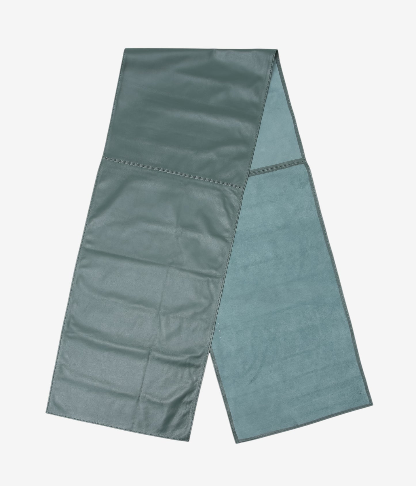 PIEN STUDIOS "LEATHER SCARF" (THYME)