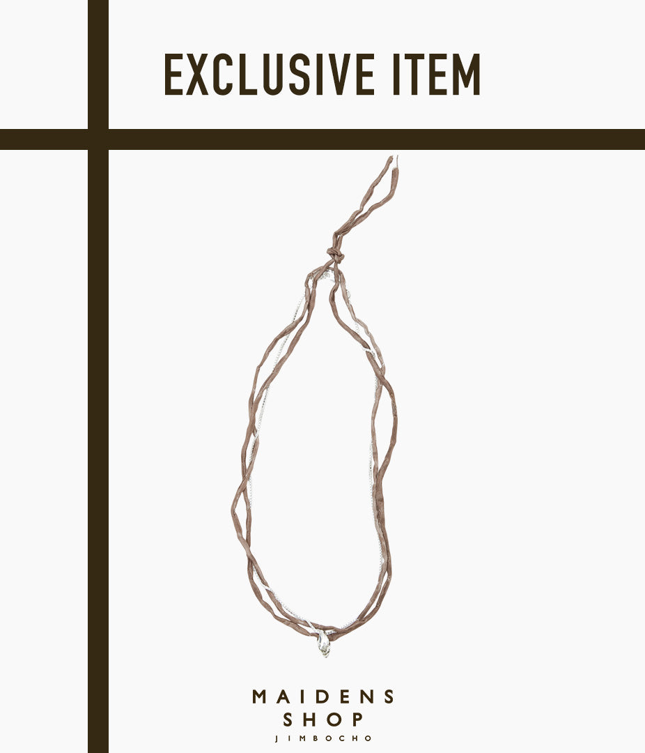 P.NINA "VENUS PEARL NECKLACE" (BROWN)