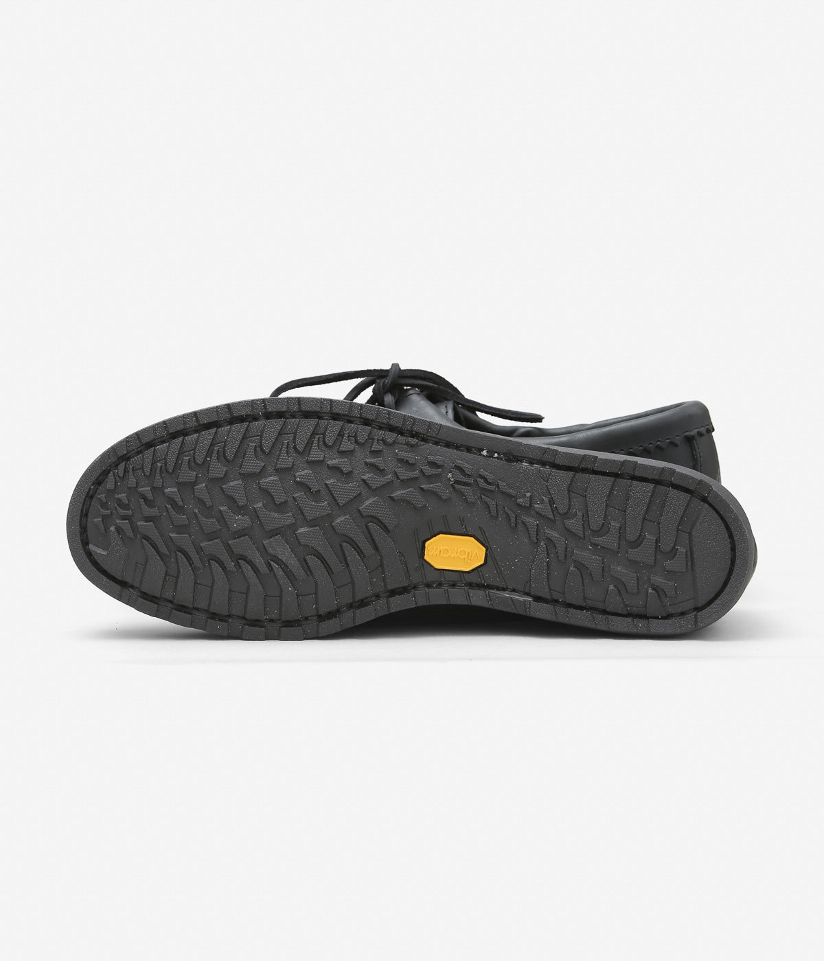 QUODDY TRAIL MOCCASIN "BLUCHER (COMFORT LUG SOLE)" (BLACK)