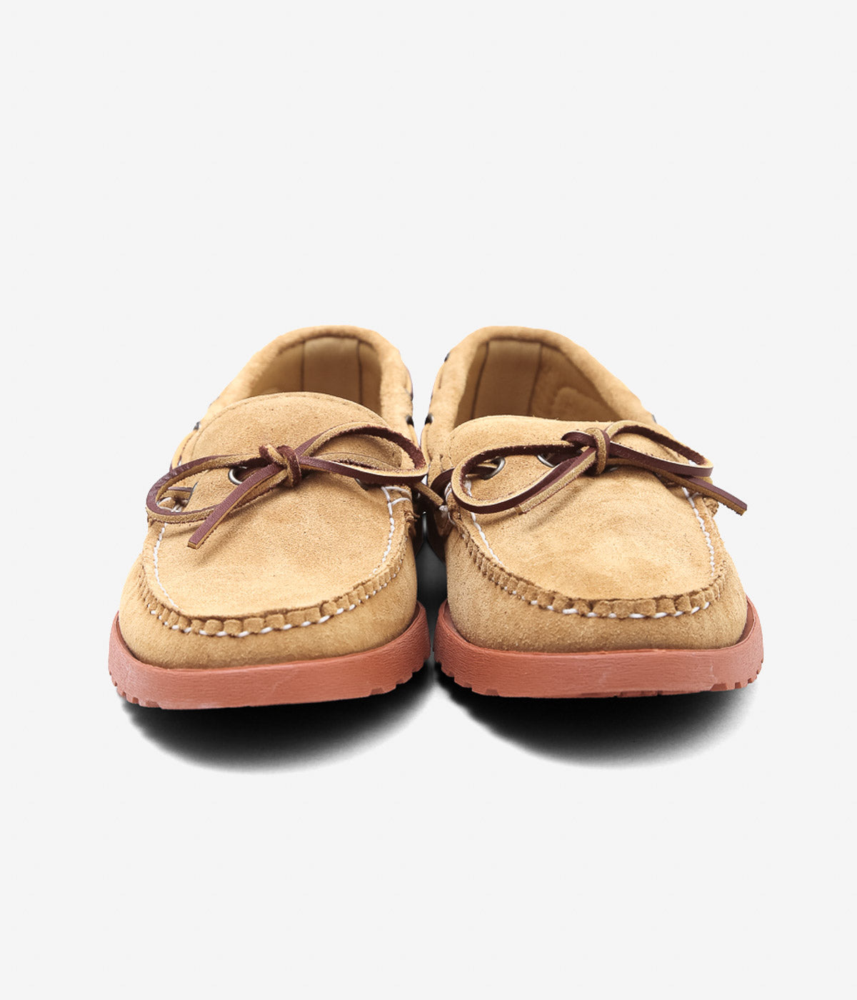 QUODDY TRAIL MOCCASIN ''CANOE SHOES(COMFORT LUG SOLE)'' (TOAST