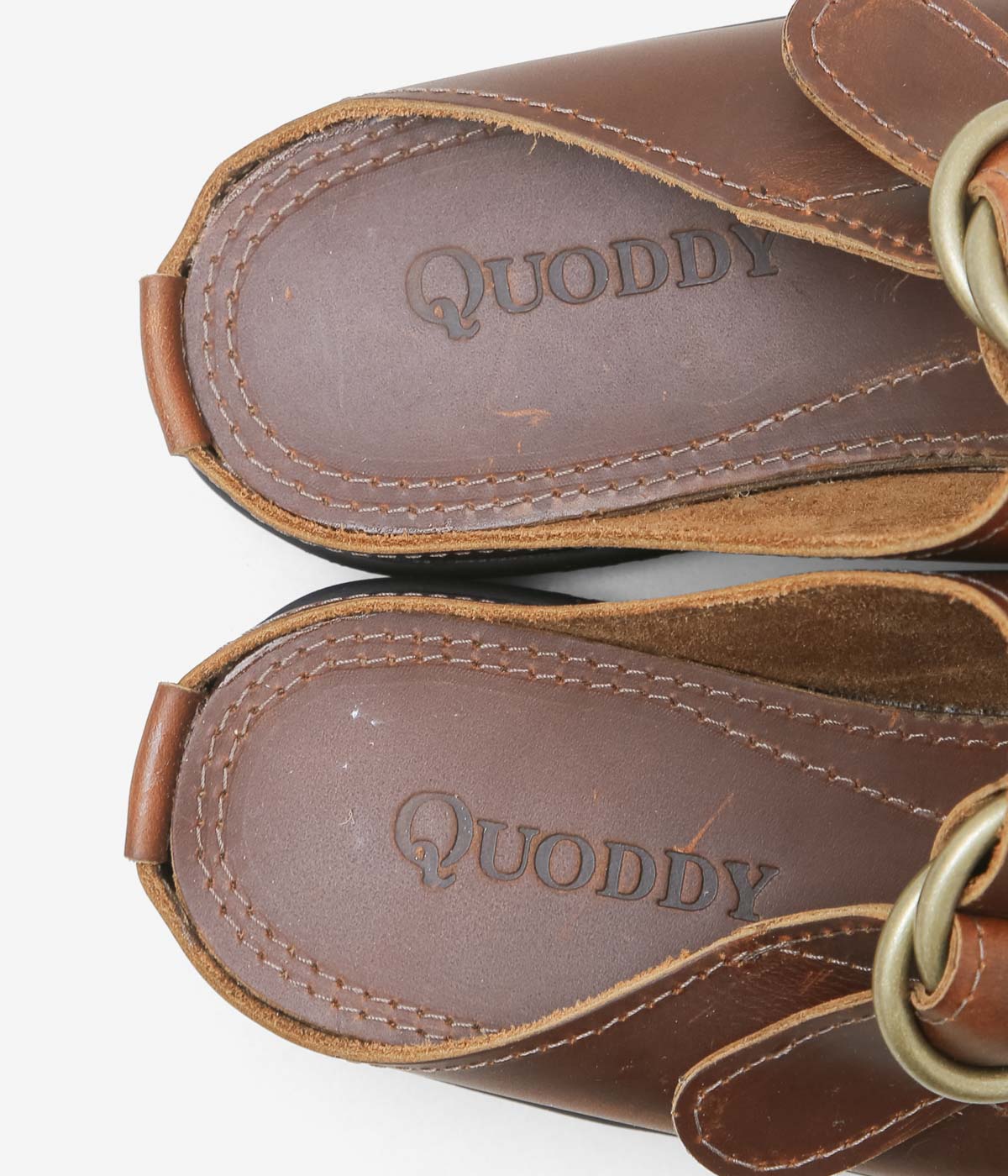 QUODDY TRAIL MOCCASIN "LEWISTON SANDAL" (BROWN LEATHER)