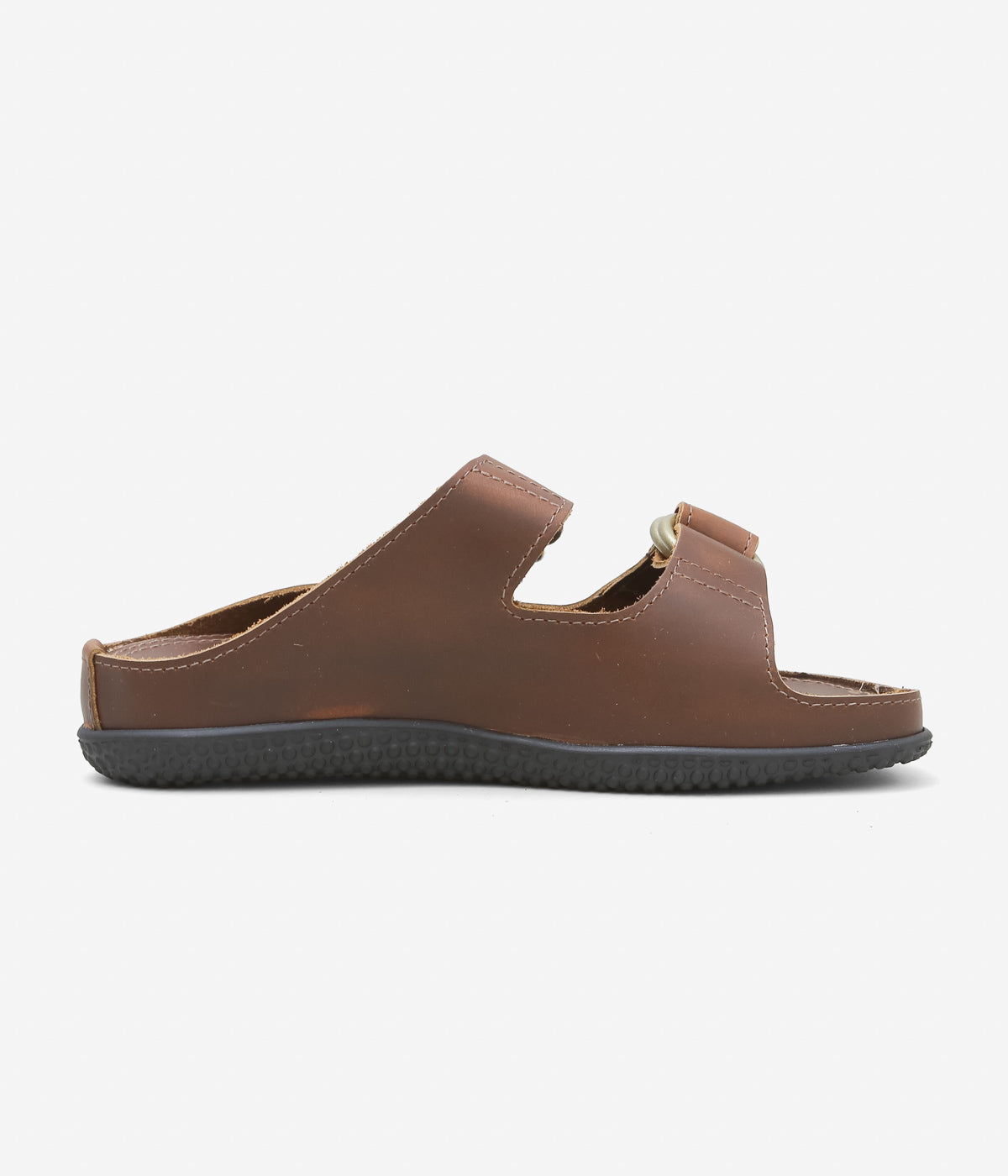 QUODDY TRAIL MOCCASIN "LEWISTON SANDAL" (BROWN LEATHER)