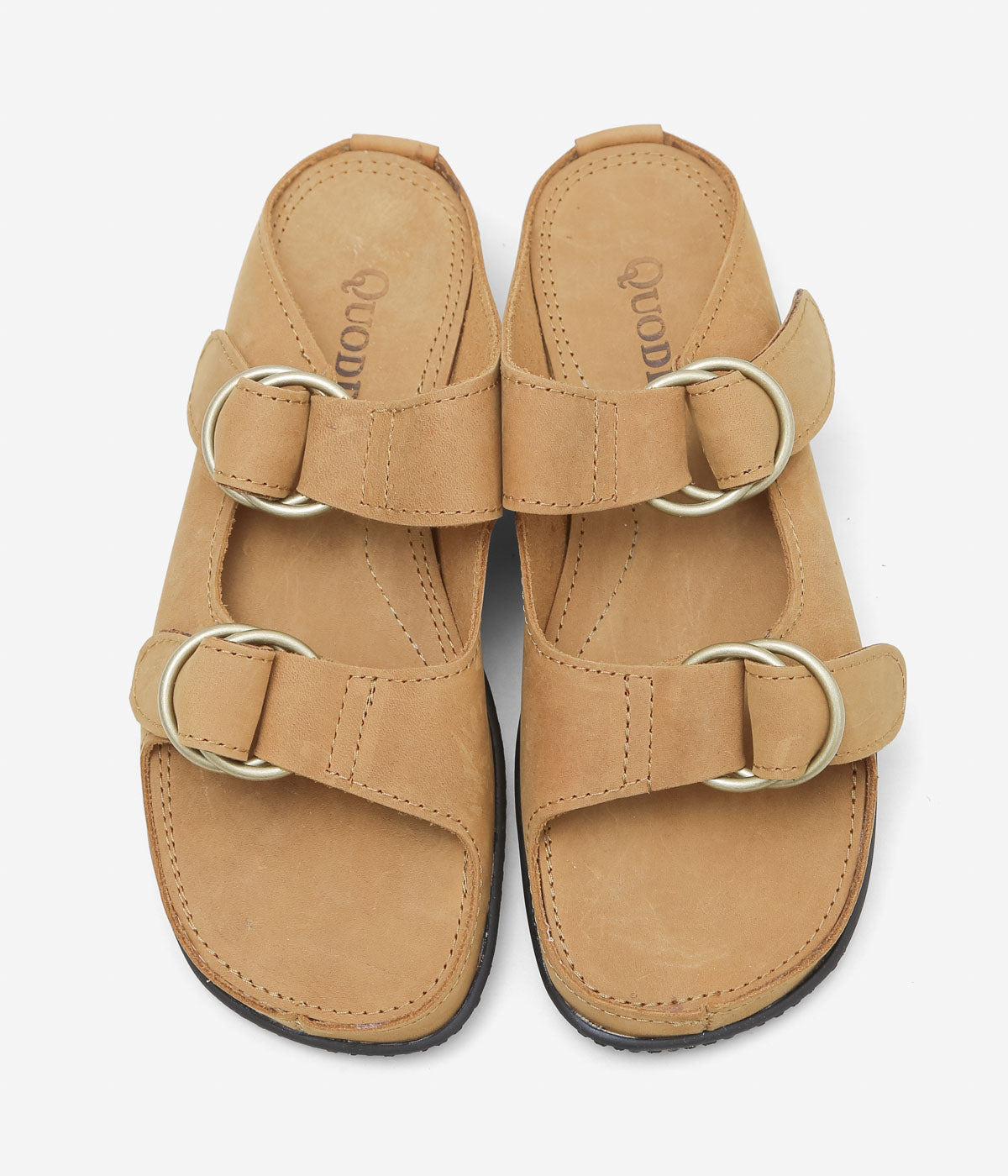 QUODDY TRAIL MOCCASIN "LEWISTON SANDAL" (PEANUT LEATHER)