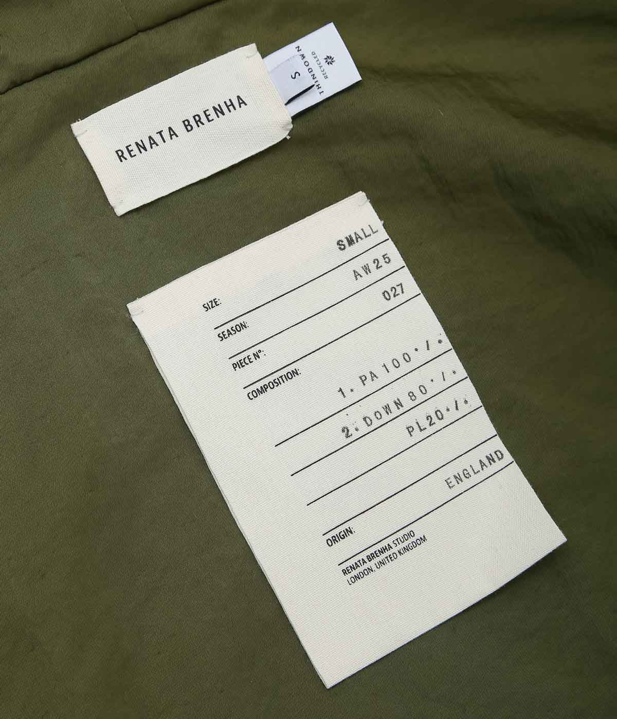 RENATA BRENHA ''CARAMBOLA JACKET'' (WEATHERPROOF OLIVE)