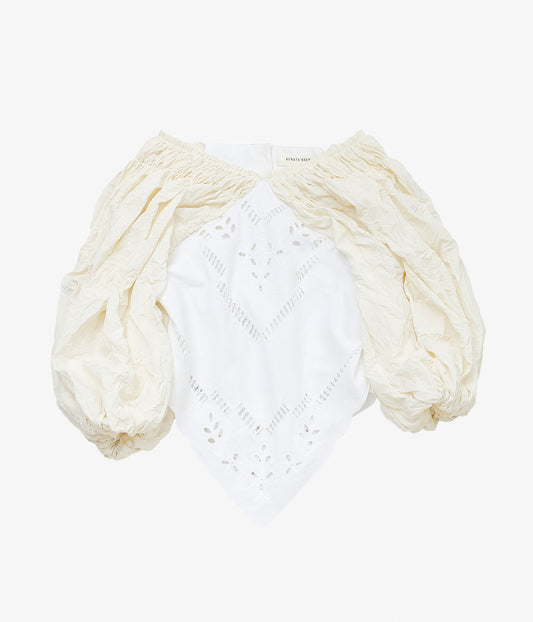 RENATA BRENHA ''CORAZON TOP'' (OFF WHITE)