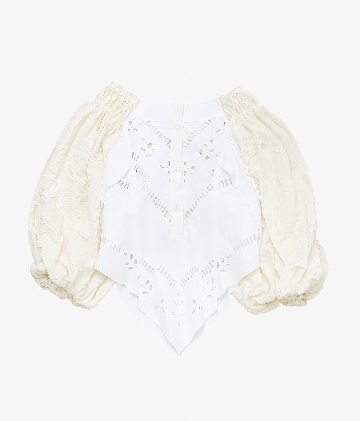 RENATA BRENHA ''CORAZON TOP'' (OFF WHITE)