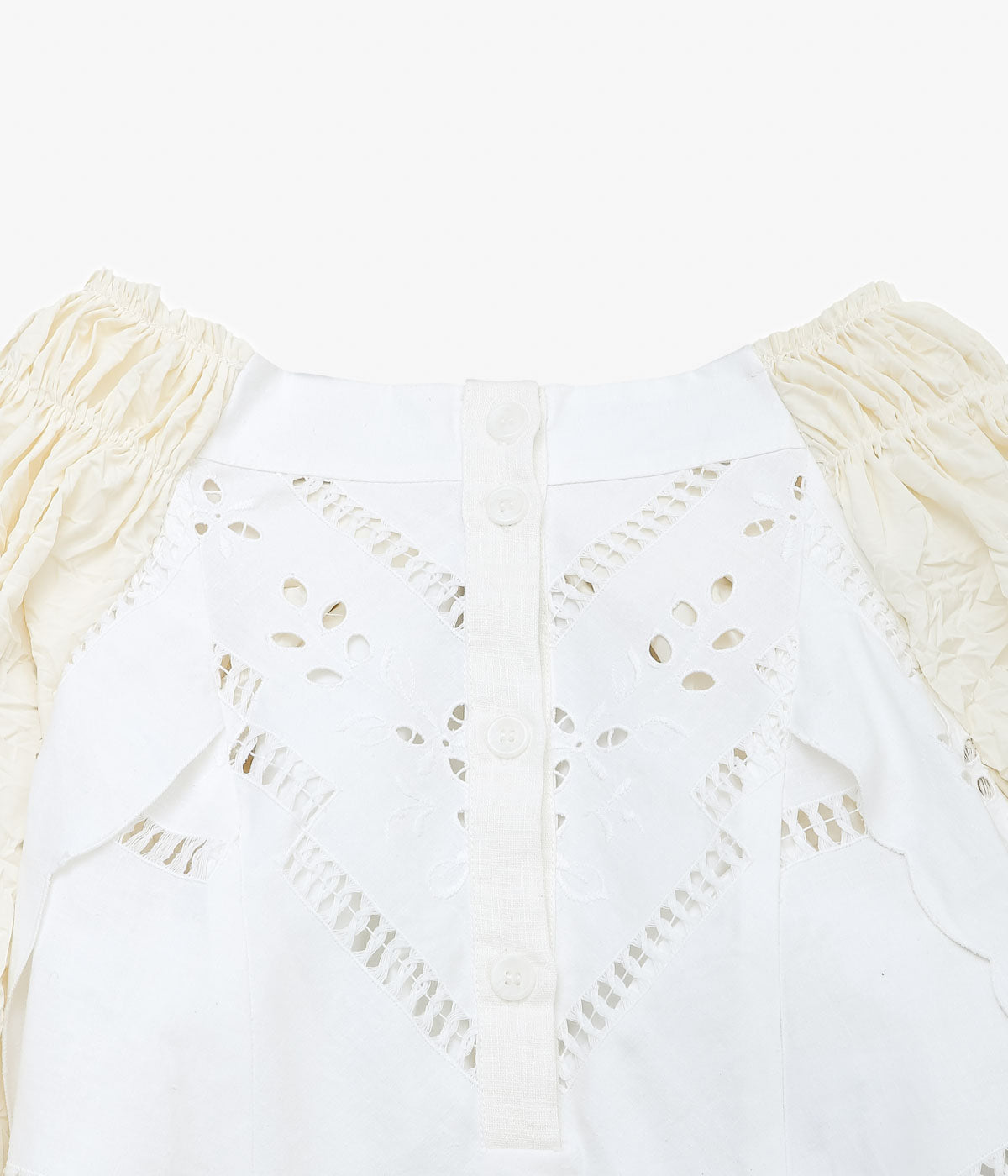 RENATA BRENHA ''CORAZON TOP'' (OFF WHITE)