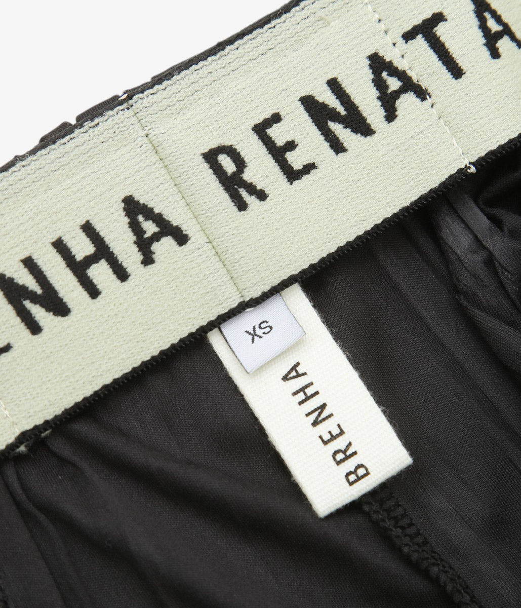 RENATA BRENHA ''FUTEBOL PLEATED TROUSERS'' (BLACK MULTI /2)