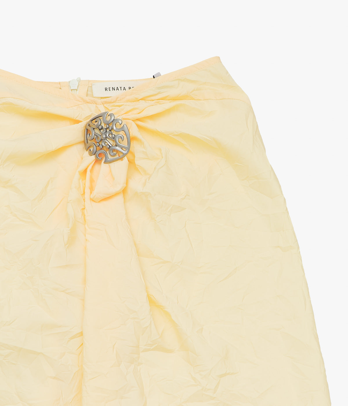 RENATA BRENHA ''KNOT SKIRT'' (BUTTER)