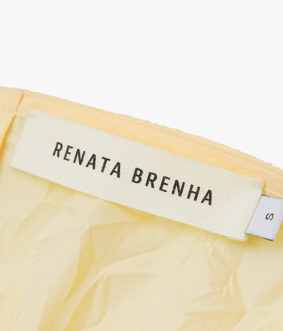 RENATA BRENHA ''KNOT SKIRT'' (BUTTER)