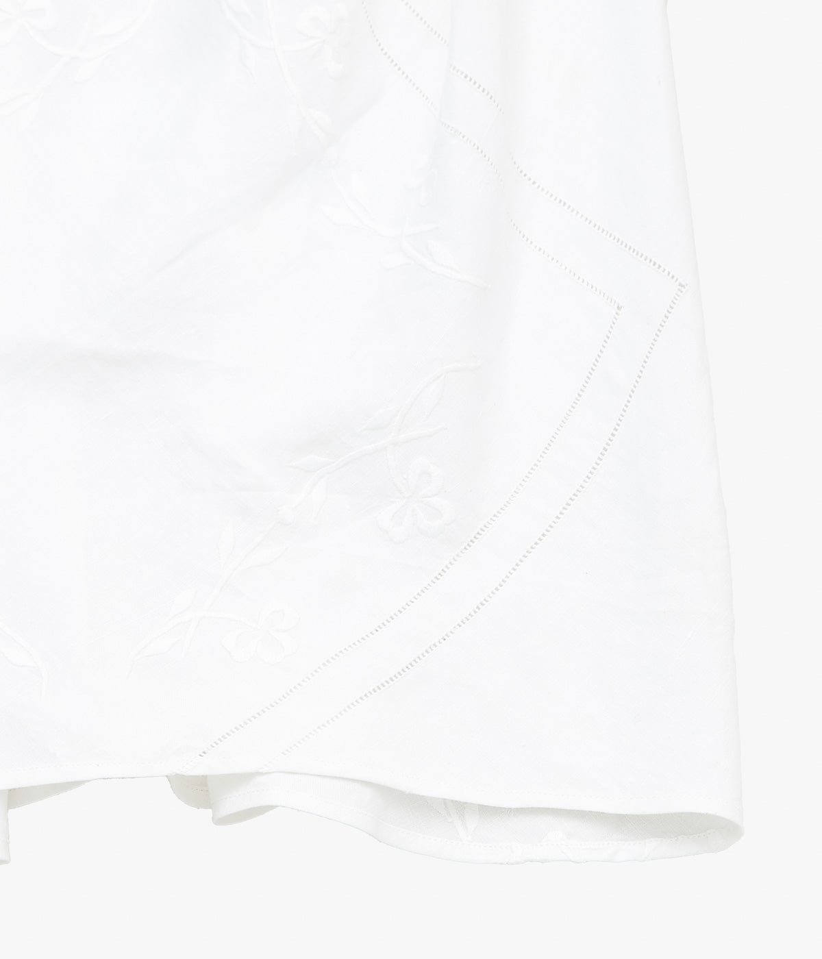 RENATA BRENHA ''NAPKIN RING SKIRT /1'' (OFF WHITE, UPCYCLED)