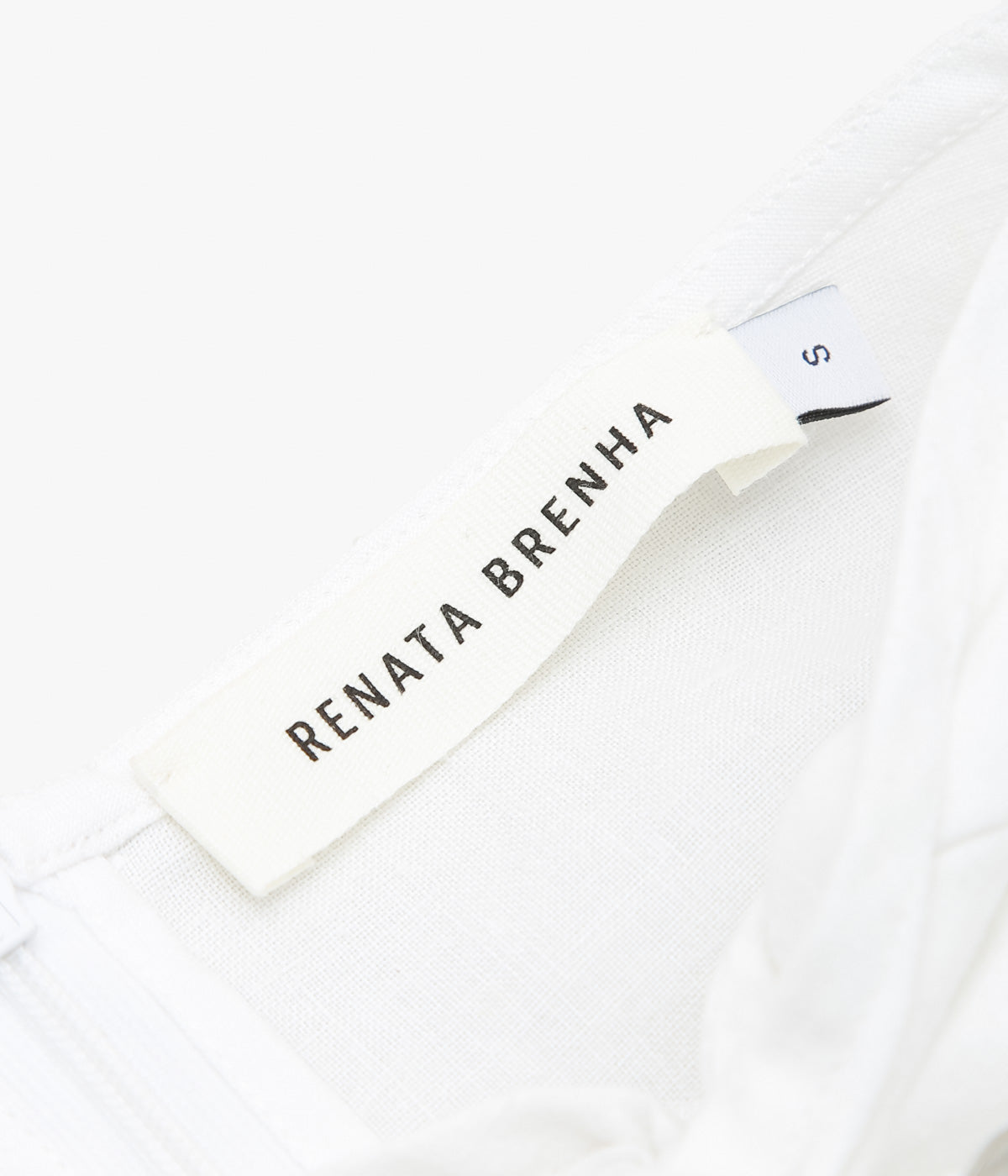 RENATA BRENHA ''NAPKIN RING SKIRT /1'' (OFF WHITE, UPCYCLED)