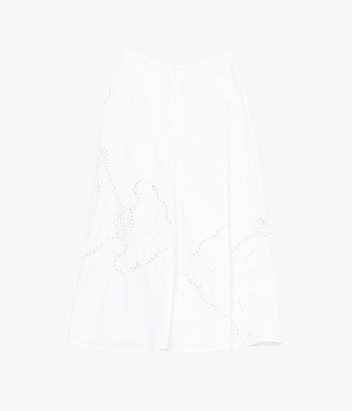 RENATA BRENHA ''NAPKIN RING SKIRT /2'' (OFF WHITE, UPCYCLED)