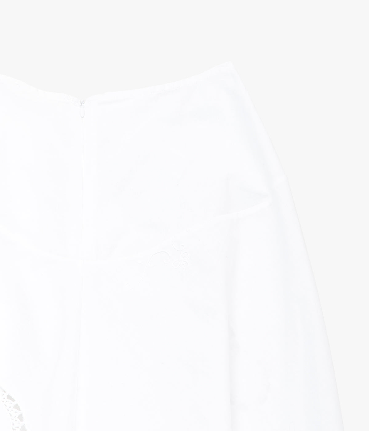 RENATA BRENHA ''NAPKIN RING SKIRT /2'' (OFF WHITE, UPCYCLED)