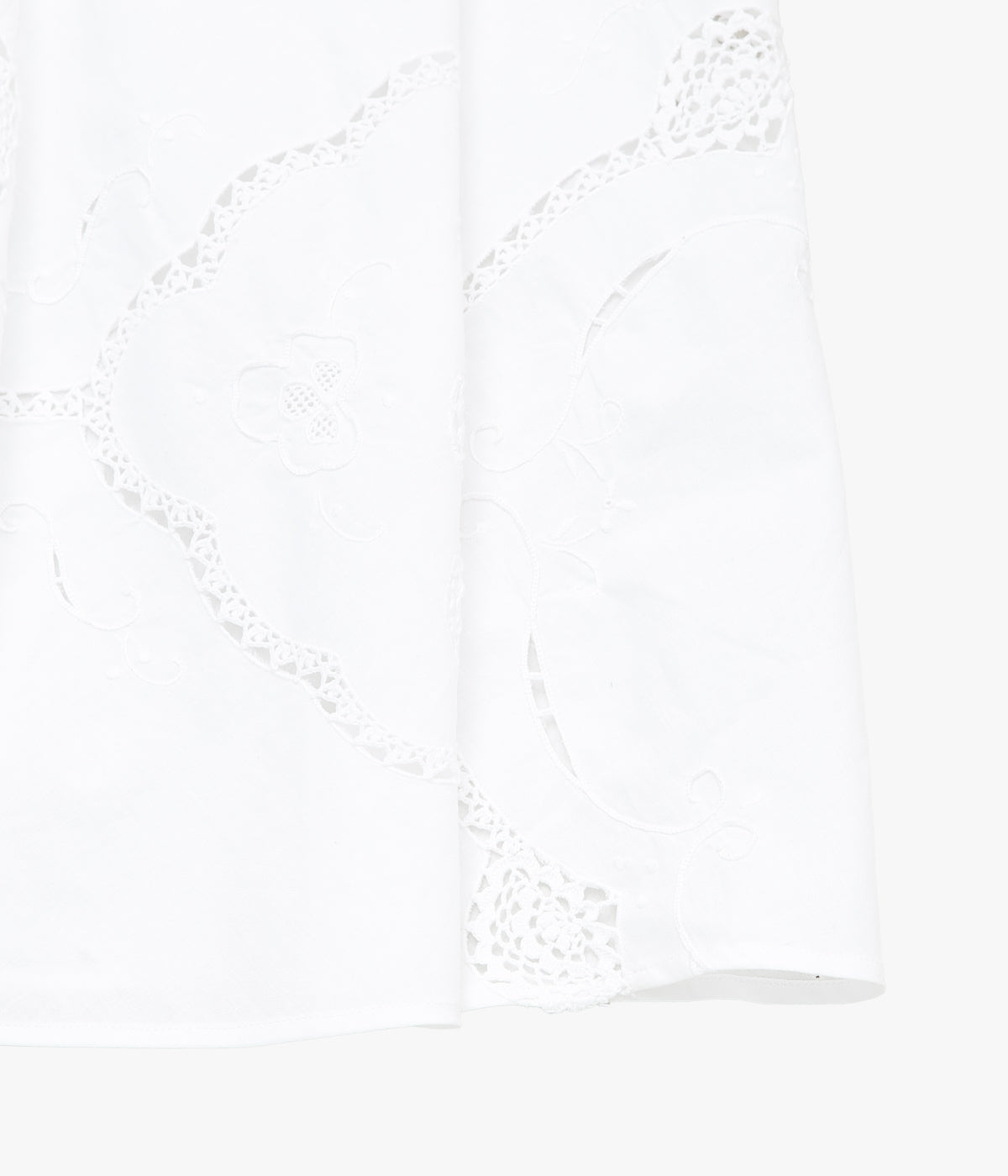 RENATA BRENHA ''NAPKIN RING SKIRT /2'' (OFF WHITE, UPCYCLED)