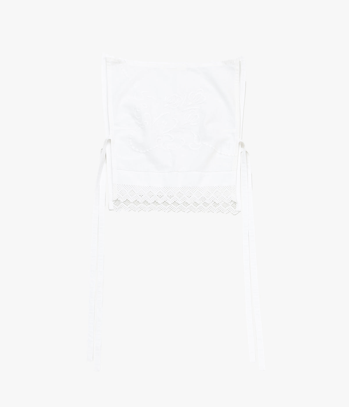 RENATA BRENHA ''TABLE RUNNER TOP /1'' (OFF WHITE, UPCYCLED)