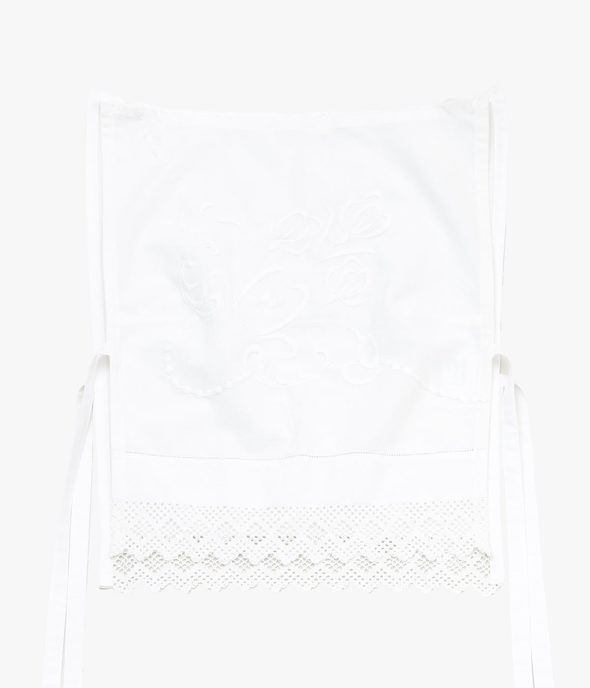 RENATA BRENHA ''TABLE RUNNER TOP /1'' (OFF WHITE, UPCYCLED)