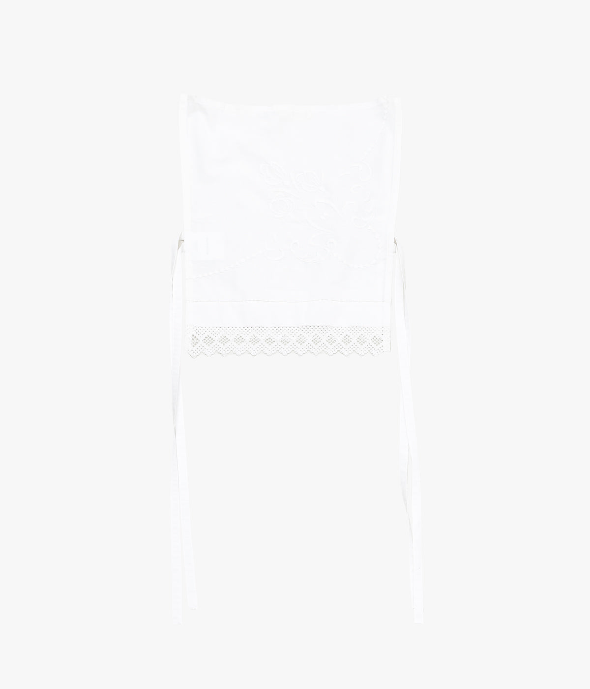 RENATA BRENHA ''TABLE RUNNER TOP /1'' (OFF WHITE, UPCYCLED)