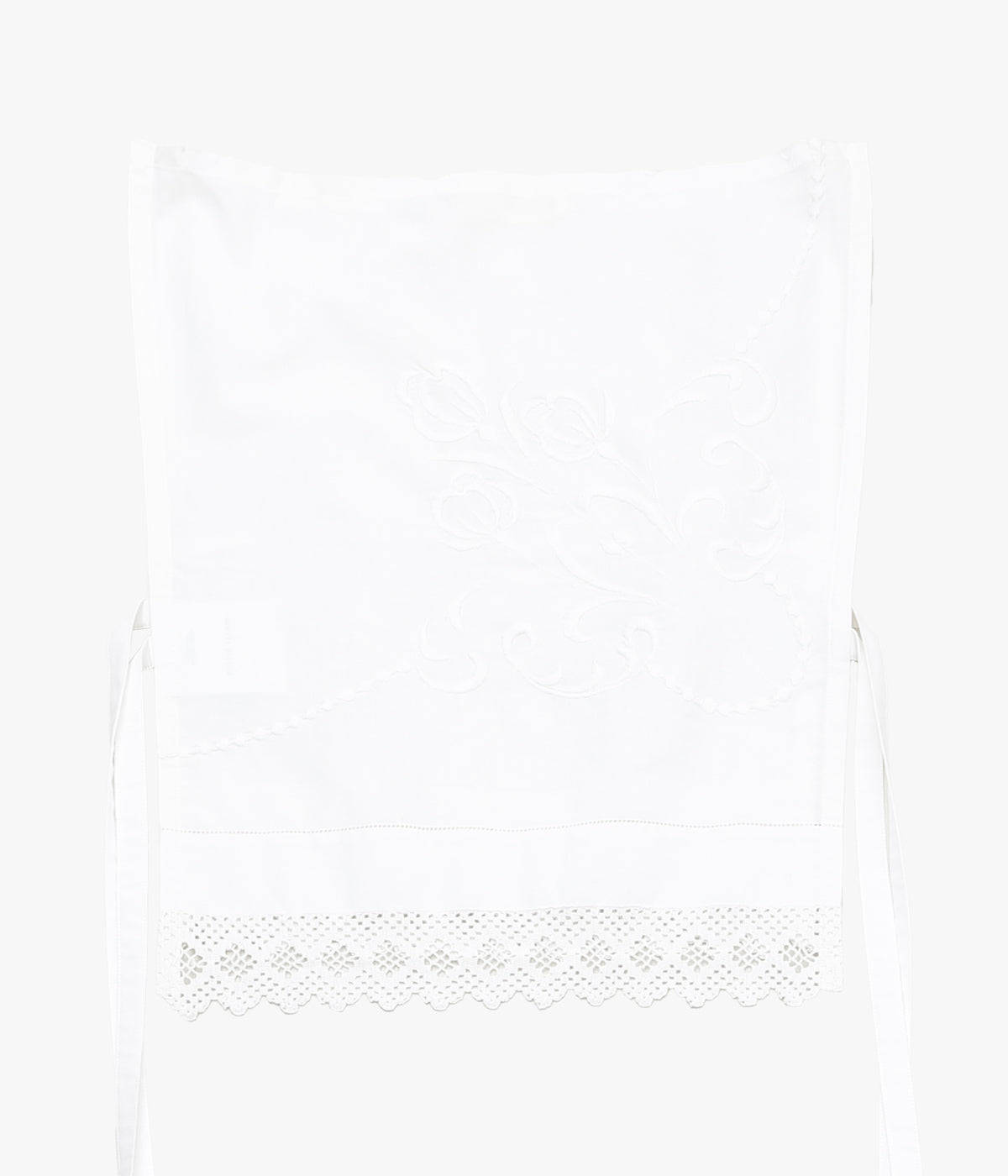 RENATA BRENHA ''TABLE RUNNER TOP /1'' (OFF WHITE, UPCYCLED)
