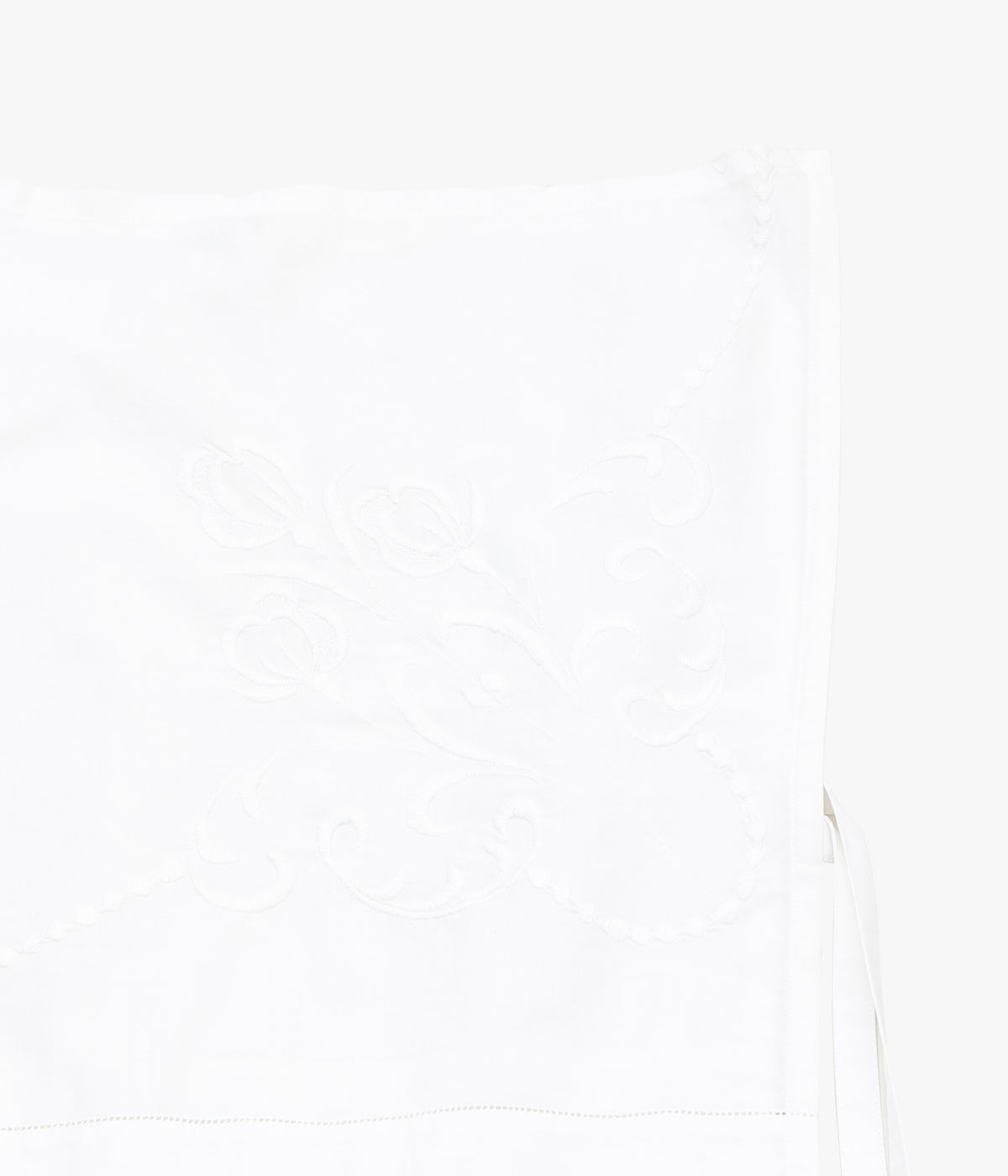 RENATA BRENHA ''TABLE RUNNER TOP /1'' (OFF WHITE, UPCYCLED)