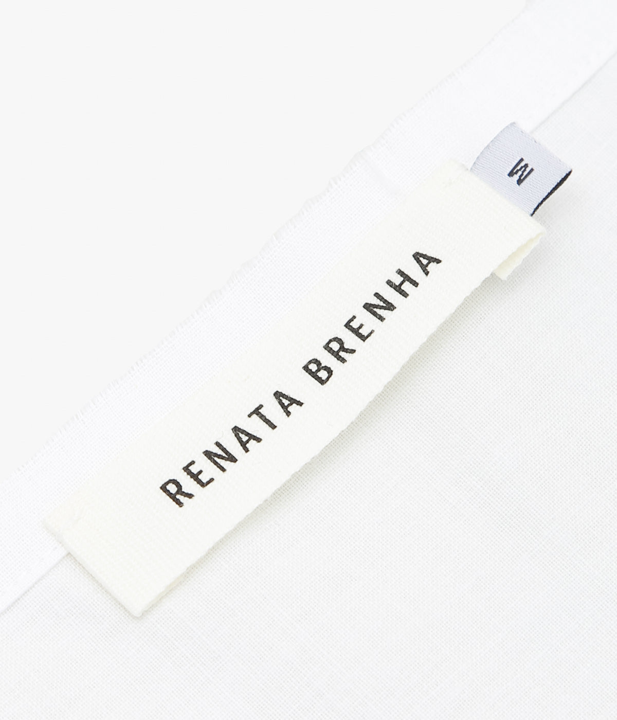 RENATA BRENHA ''TABLE RUNNER TOP /1'' (OFF WHITE, UPCYCLED)