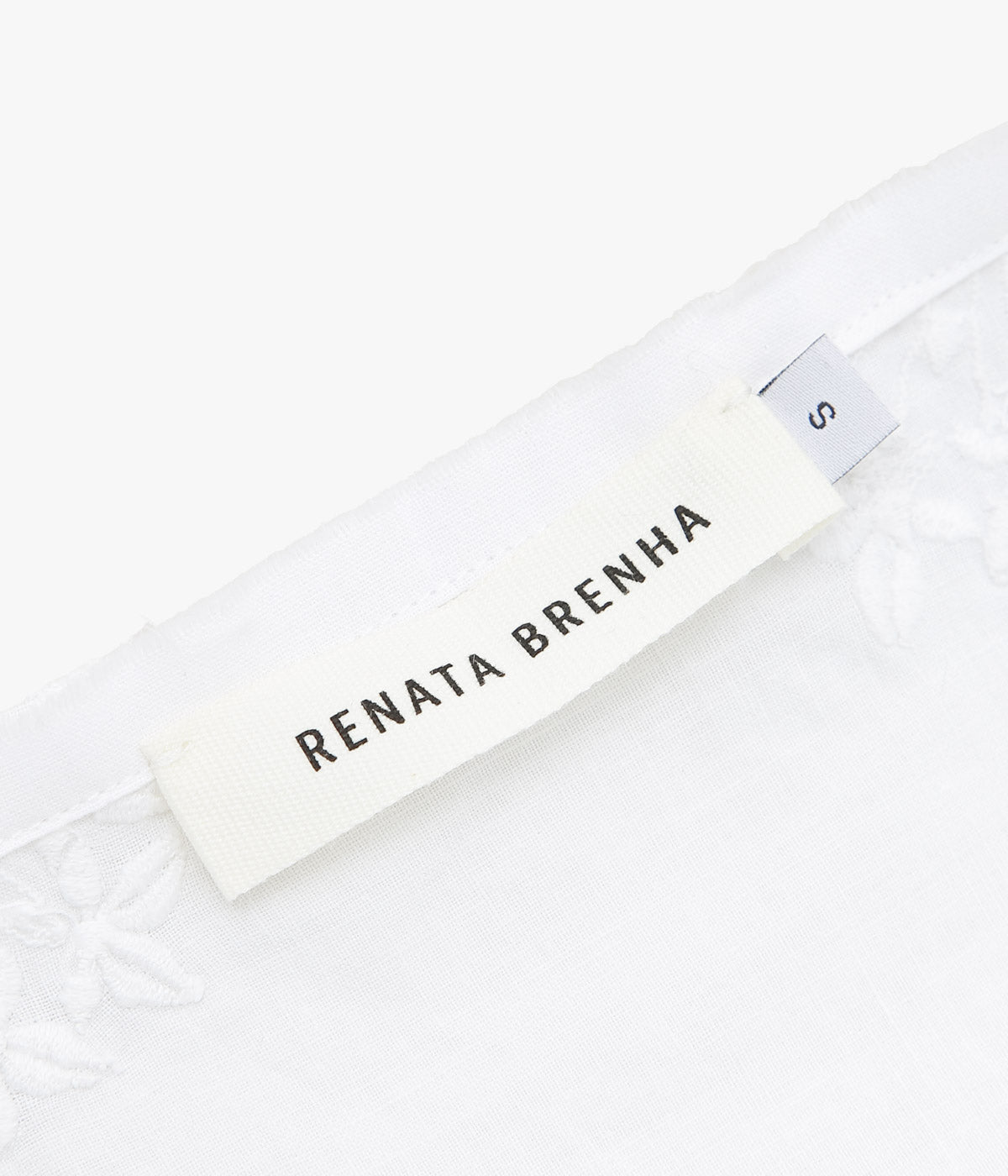 RENATA BRENHA ''TABLE RUNNER TOP /1'' (OFF WHITE, UPCYCLED)