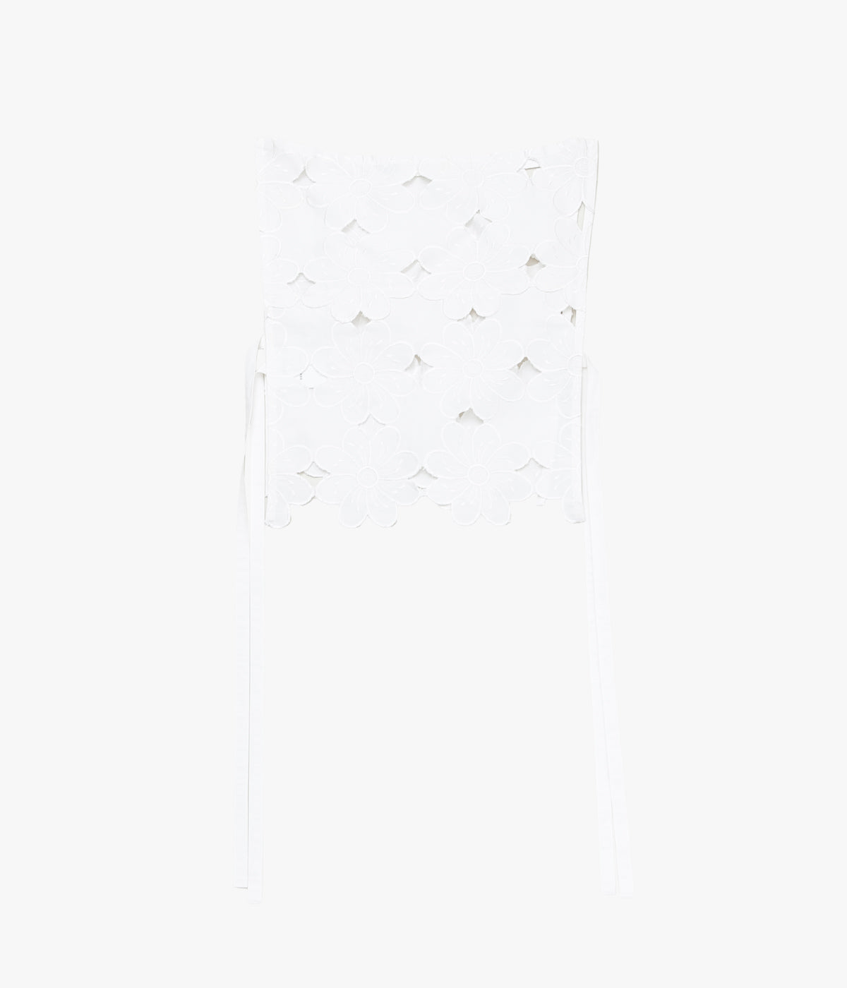 RENATA BRENHA ''TABLE RUNNER TOP /2'' (OFF WHITE, UPCYCLED)