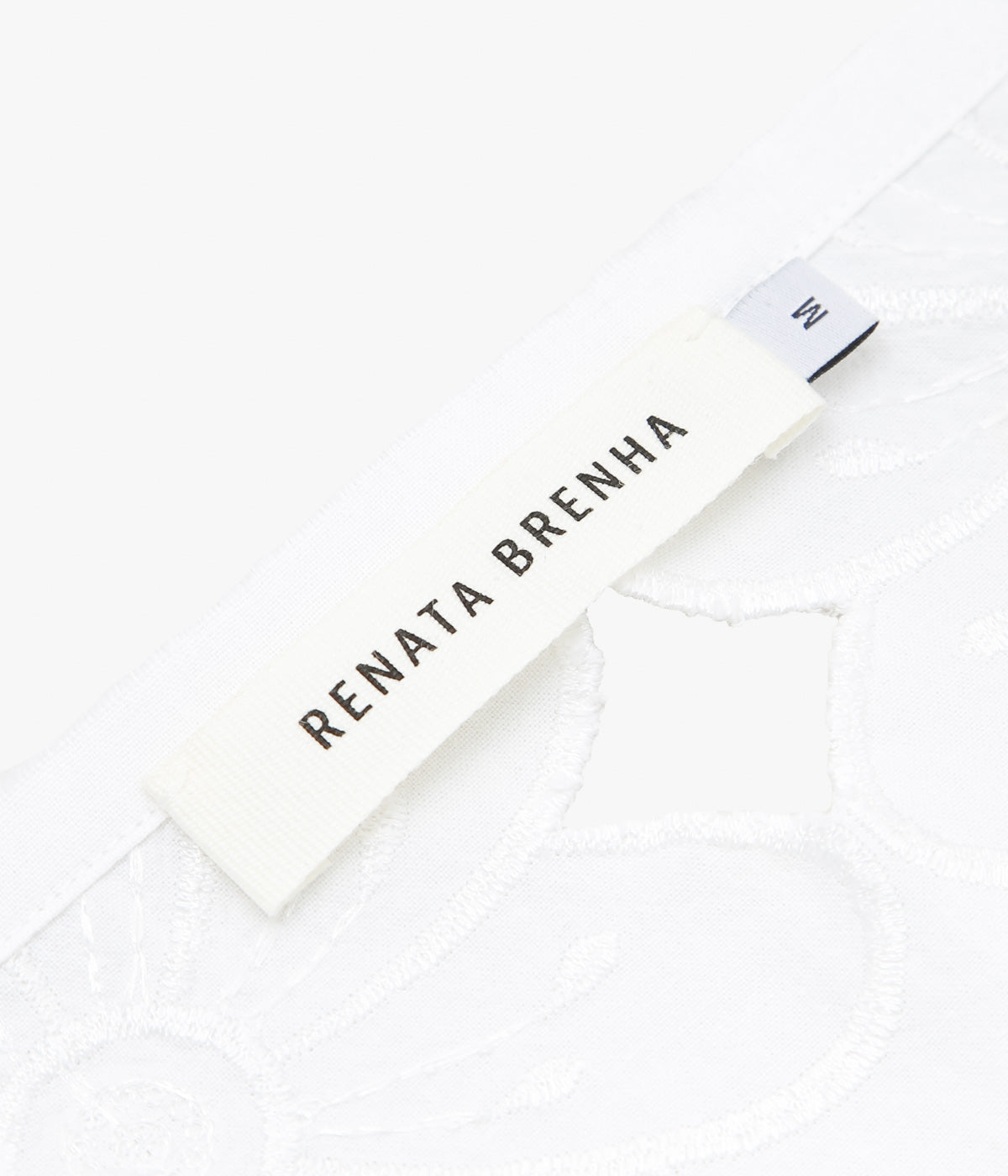 RENATA BRENHA ''TABLE RUNNER TOP /2'' (OFF WHITE, UPCYCLED)