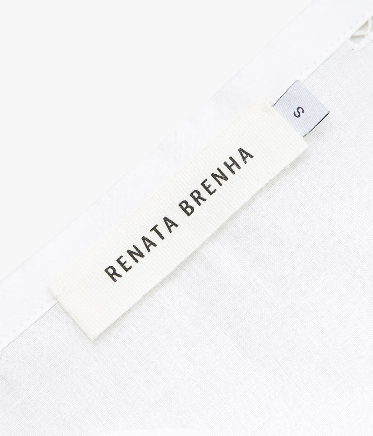 RENATA BRENHA ''TABLE RUNNER TOP /2'' (OFF WHITE, UPCYCLED)