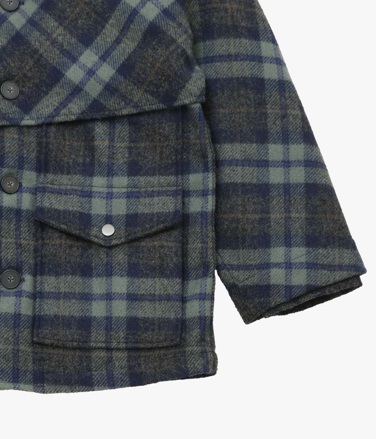 RICHARD MASCIANTONIO ''DOUBLE MAC JACKET'' (BLUE / BROWN PLAID DEADSTOCK)