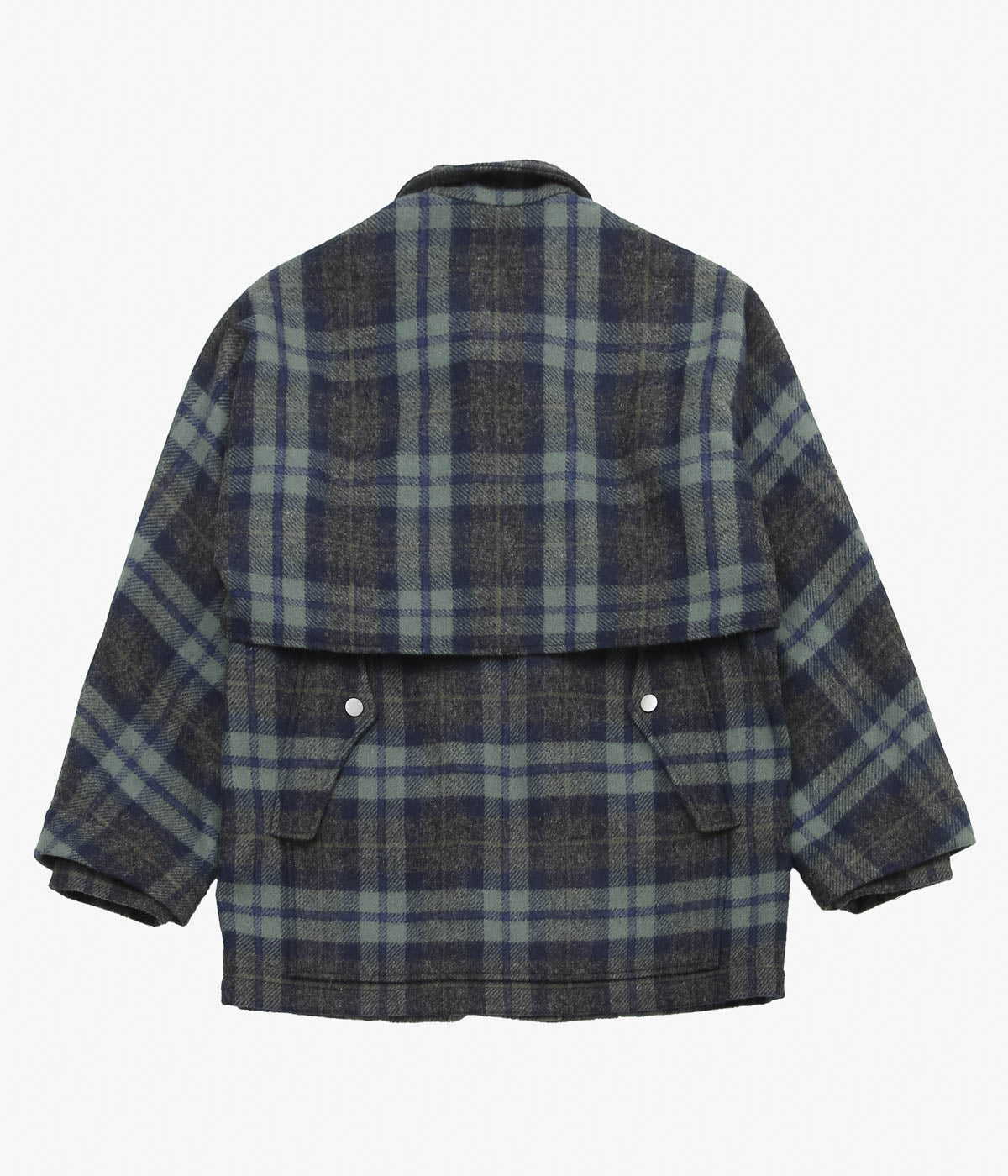 RICHARD MASCIANTONIO ''DOUBLE MAC JACKET'' (BLUE / BROWN PLAID DEADSTOCK)