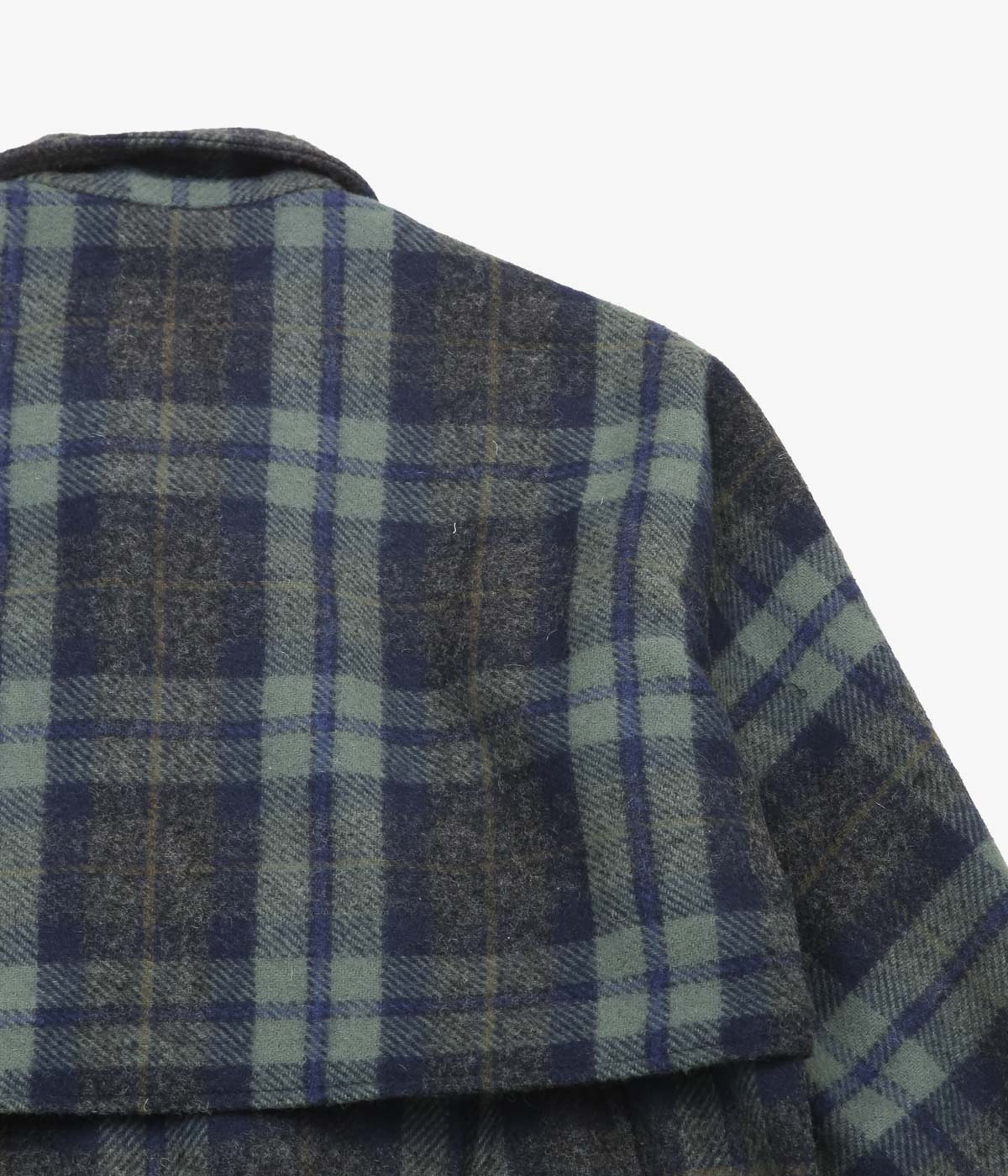 RICHARD MASCIANTONIO ''DOUBLE MAC JACKET'' (BLUE / BROWN PLAID DEADSTOCK)