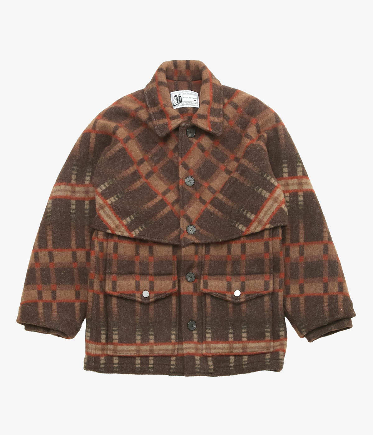 RICHARD MASCIANTONIO ''DOUBLE MAC JACKET'' (BROWN PLAID)