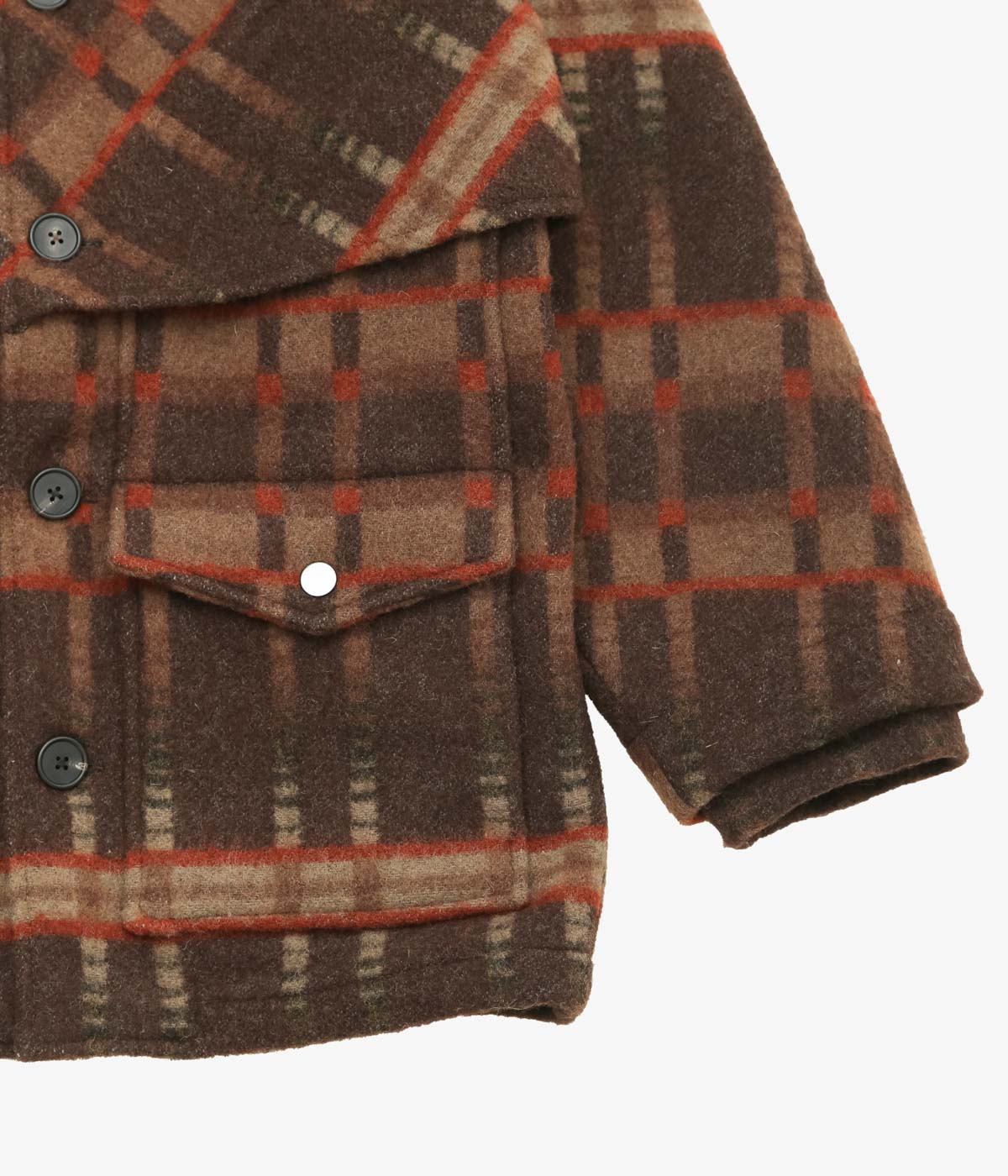 RICHARD MASCIANTONIO ''DOUBLE MAC JACKET'' (BROWN PLAID)