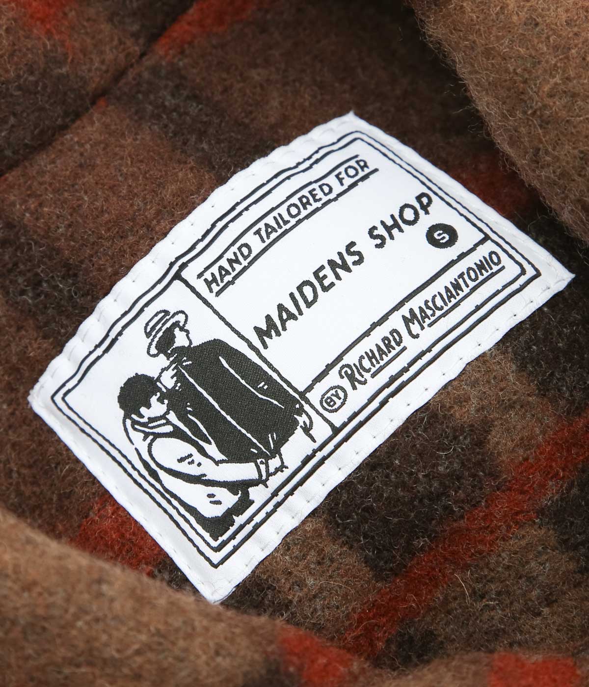 RICHARD MASCIANTONIO ''DOUBLE MAC JACKET'' (BROWN PLAID)