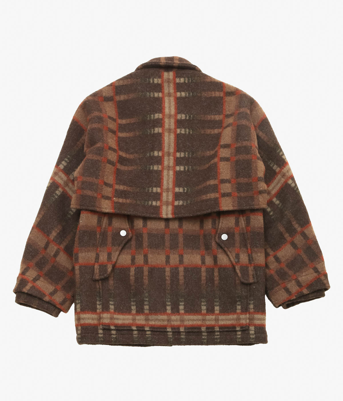 RICHARD MASCIANTONIO ''DOUBLE MAC JACKET'' (BROWN PLAID)