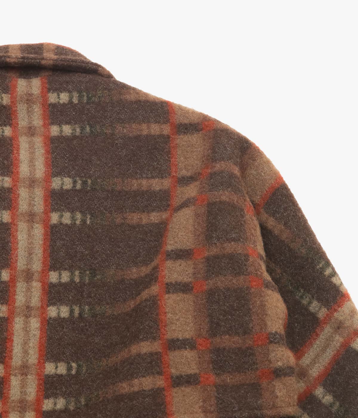 RICHARD MASCIANTONIO ''DOUBLE MAC JACKET'' (BROWN PLAID)