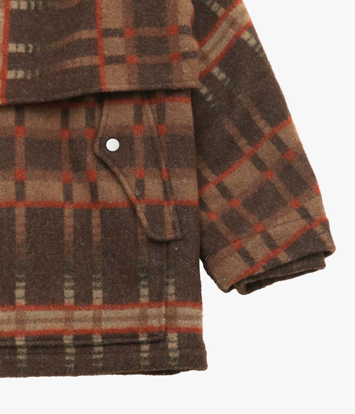 RICHARD MASCIANTONIO ''DOUBLE MAC JACKET'' (BROWN PLAID)