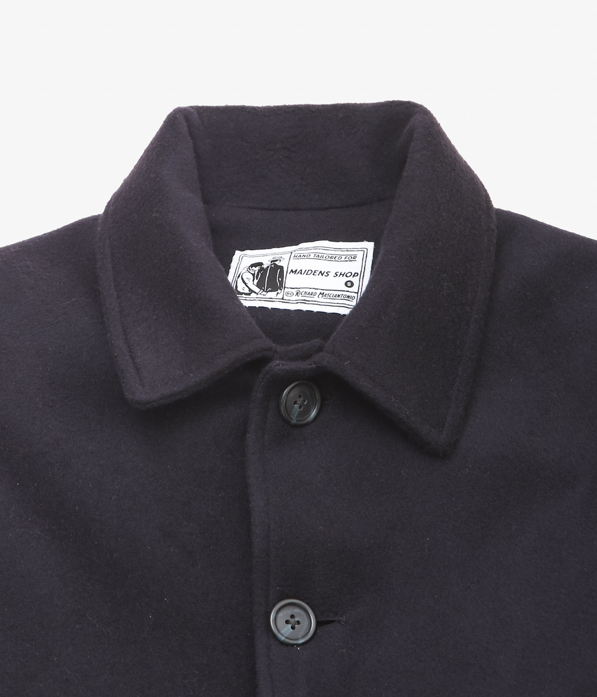 RICHARD MASCIANTONIO ''DOUBLE MAC JACKET'' (NAVY CASHMERE)