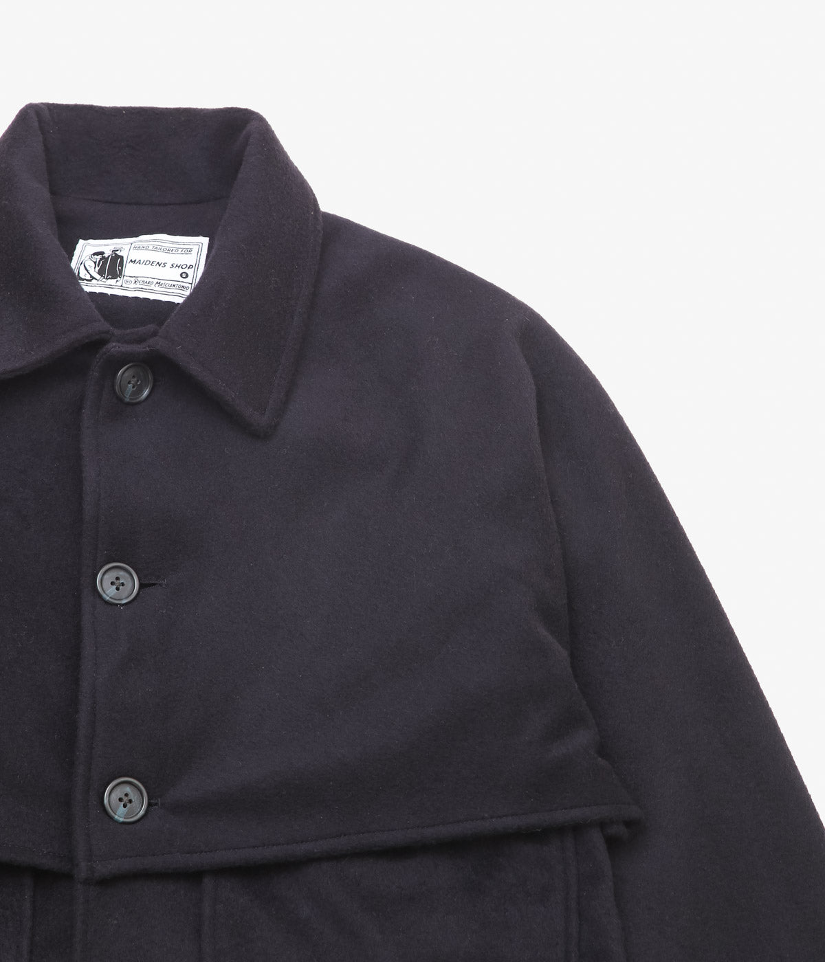 RICHARD MASCIANTONIO ''DOUBLE MAC JACKET'' (NAVY CASHMERE)