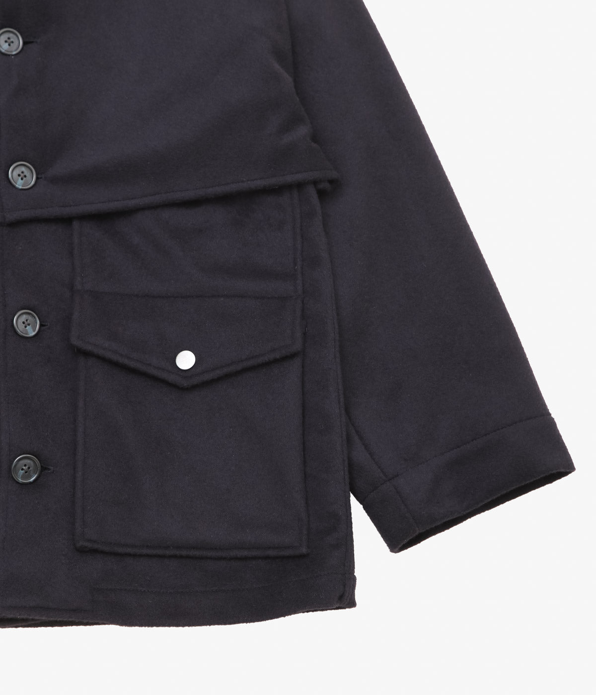 RICHARD MASCIANTONIO ''DOUBLE MAC JACKET'' (NAVY CASHMERE)