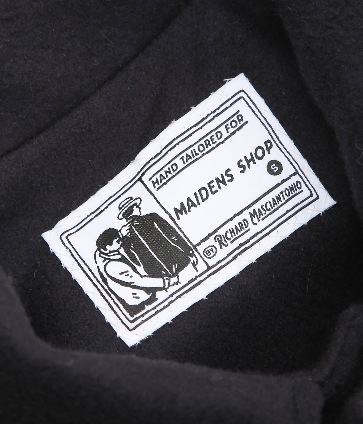 RICHARD MASCIANTONIO ''DOUBLE MAC JACKET'' (NAVY CASHMERE)