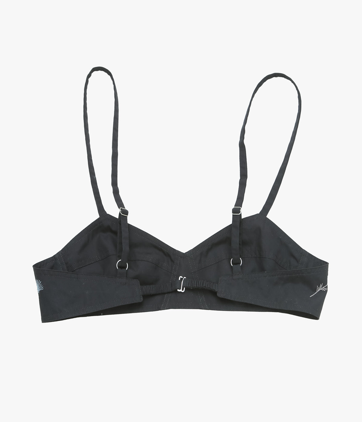 RIER "BRA" (BLACK FLOWERS 포플린)