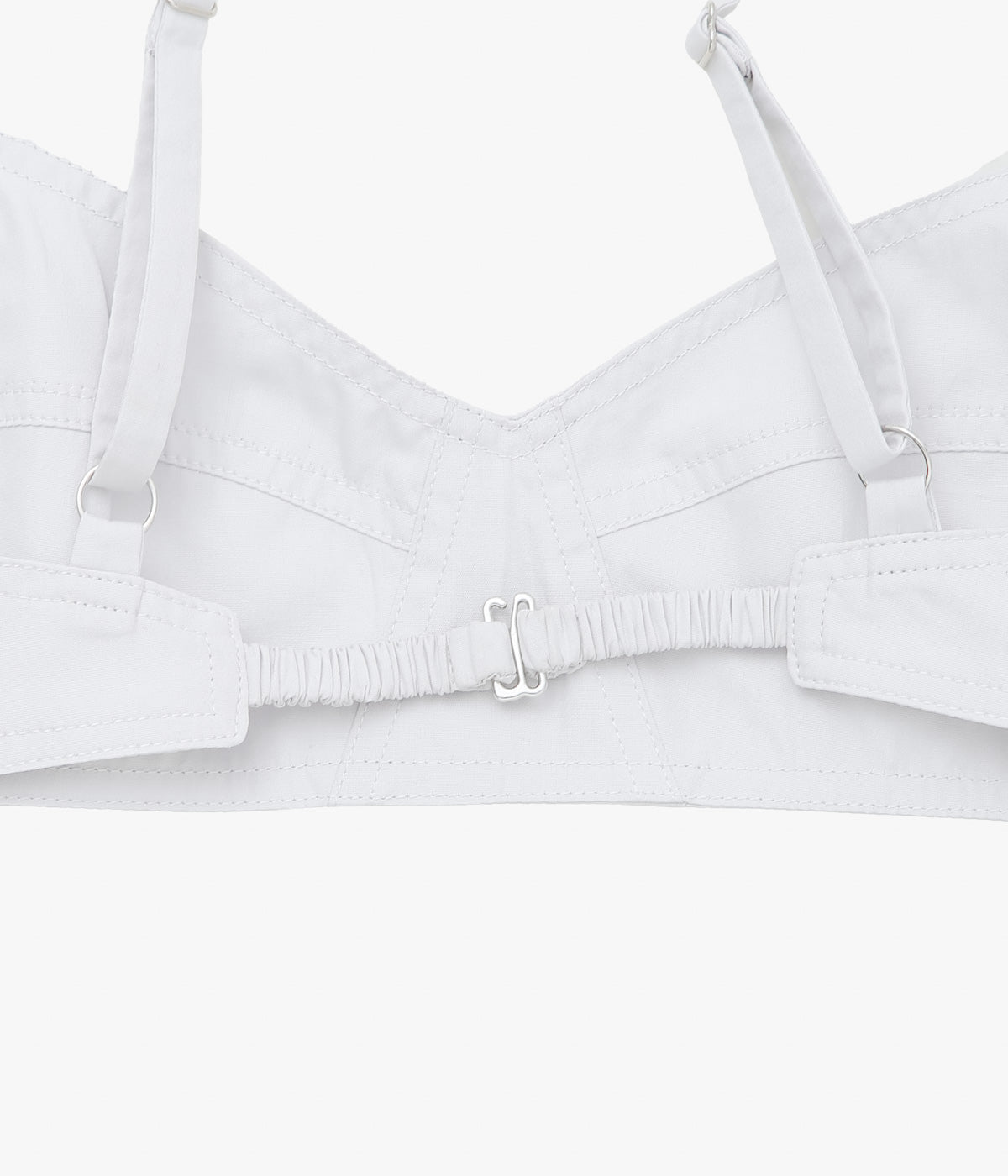 RIER ''BRA'' (LIGHT GREY FLOWERS POPELINE)