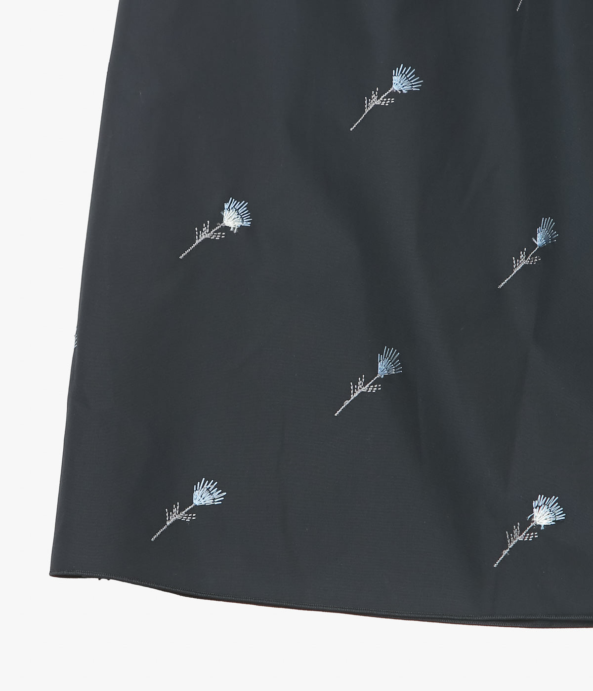 RIER ''JUPON'' (BLACK FLOWERS POPLIN)