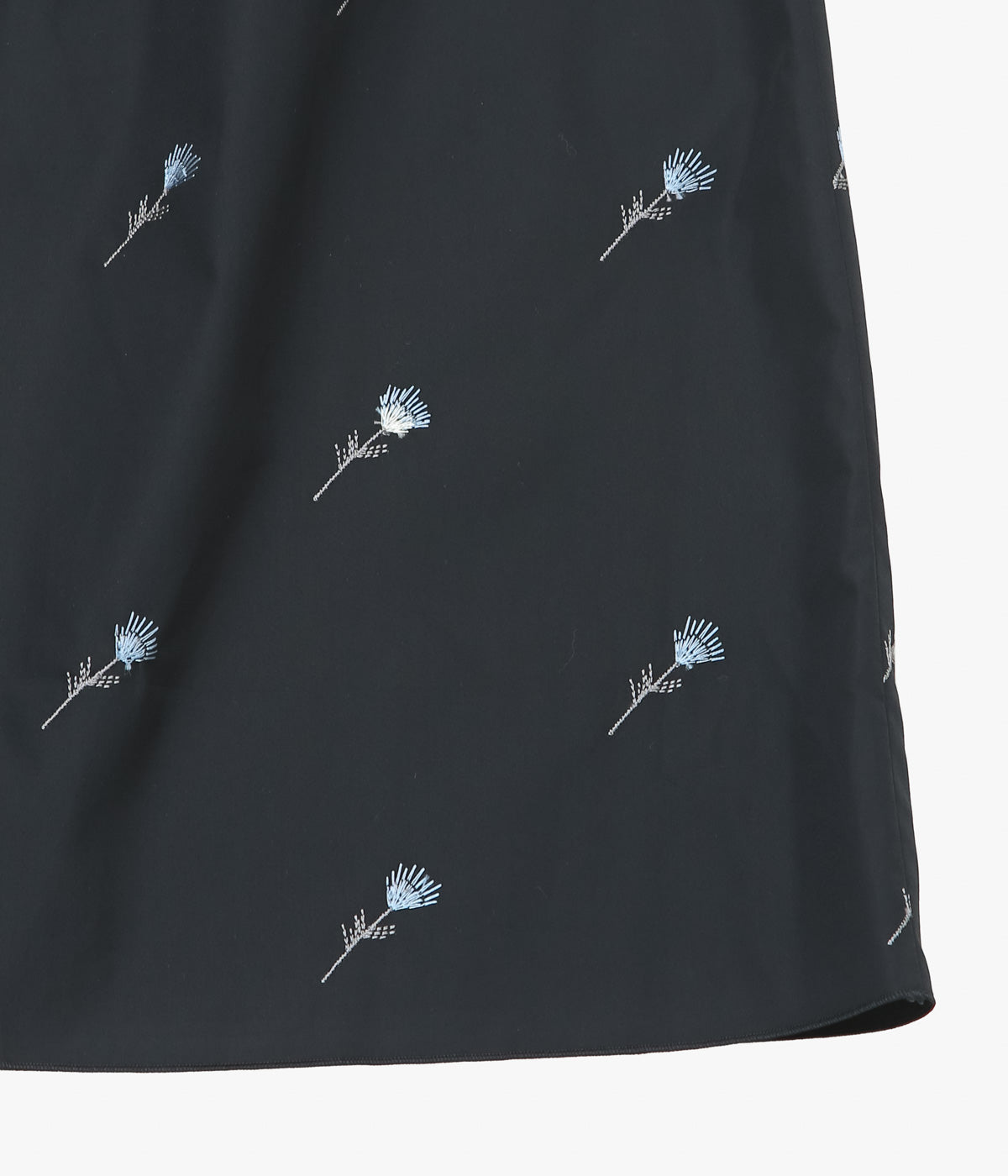 RIER ''JUPON'' (BLACK FLOWERS POPLIN)