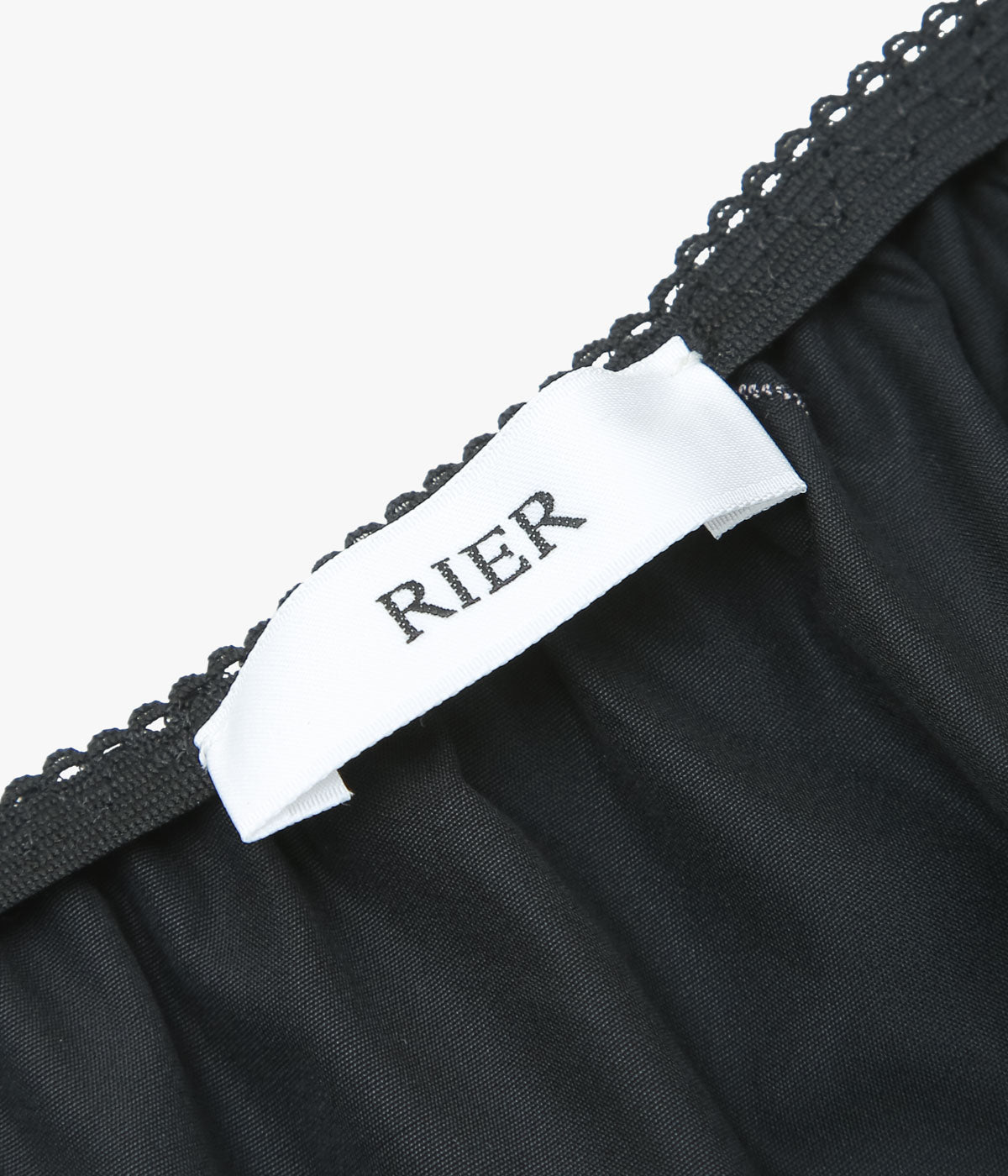 RIER ''JUPON'' (BLACK FLOWERS POPLIN)