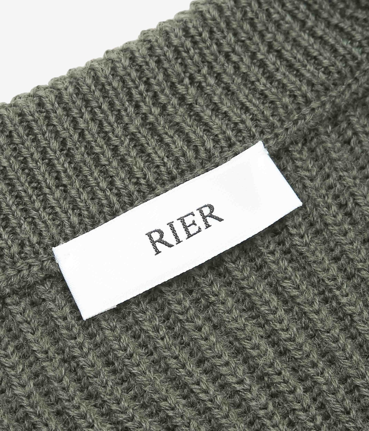RIER ''ROUNDNECK ZIP UTILITY'' (FOREST KNIT)